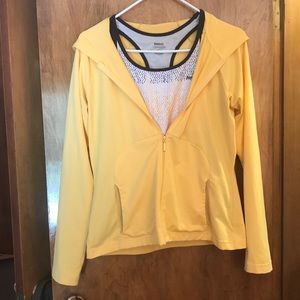 Workout set. Hoodie and tank with built in bra.